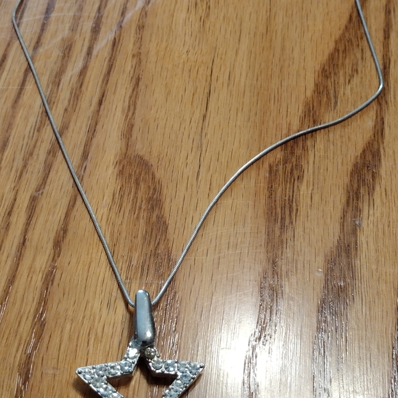 Sterling and cubic zirconia necklace - Picture 10 of 12
